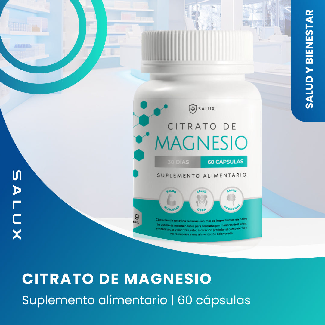 SALUX MAGNESIO | Citrato de Magnesio