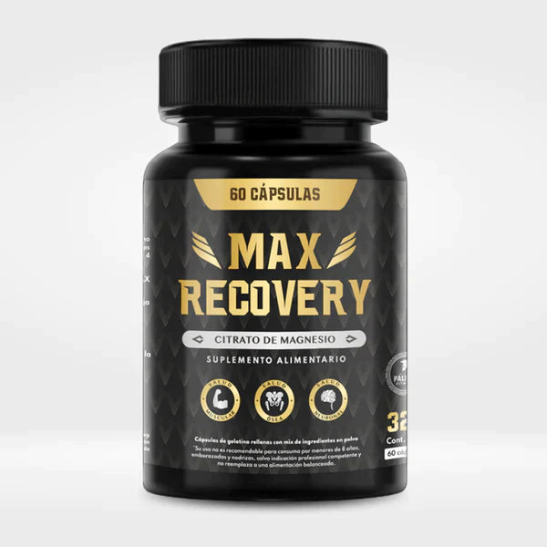 PACK 3 MAXRECOVERY | Citrato de Magnesio Premium